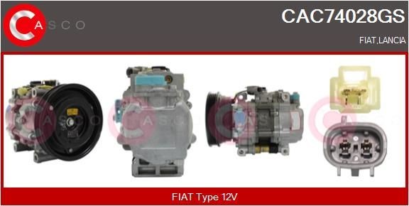 CASCO CAC74028GS Coil, magnetic-clutch compressor 71721703
