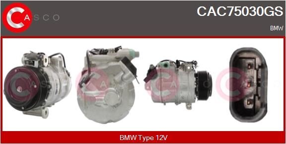 CASCO CAC75030GS Ac compressor BMW F11 523i 2.5 204 hp Petrol 2011 price