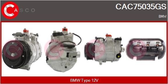 CASCO CAC75035GS Ac compressor BMW F07 535i 3.0 306 hp Petrol 2011 price