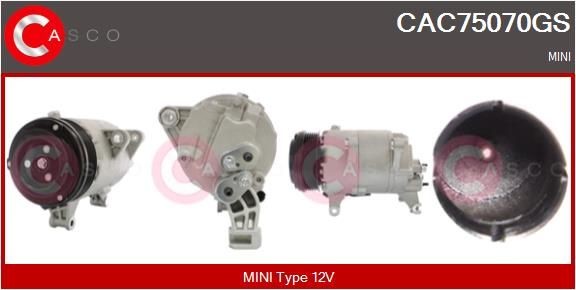 CASCO CAC75070GS Air conditioning compressor 64526918122
