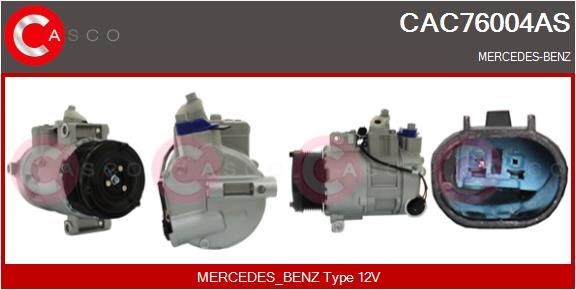 CASCO CAC76004AS Air conditioning compressor A0012304411