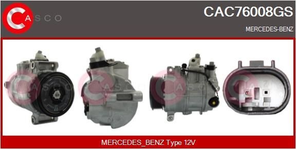 CASCO CAC76008GS Coil, magnetic-clutch compressor A 001 230 79 11