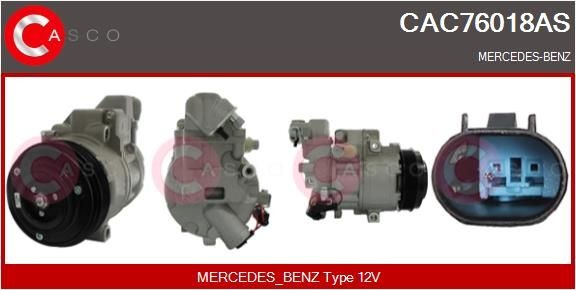 CASCO CAC76018AS Air conditioning compressor 000 230 5911