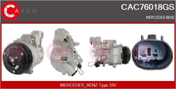 CASCO CAC76018GS Air conditioning compressor 0002305911