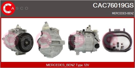 CASCO CAC76019GS AC compressor clutch 000 230 80 11