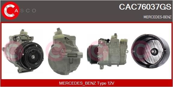 CASCO CAC76037GS Air conditioning compressor 0002307611