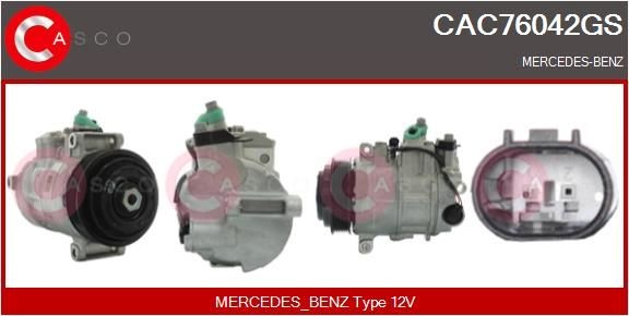 CASCO CAC76042GS Air conditioning compressor 001 230 50 11