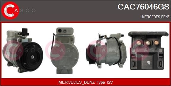 CASCO CAC76046GS Air conditioning compressor 1201300215