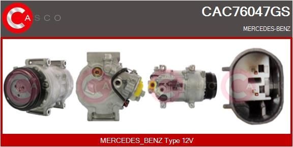 CASCO CAC76047GS Air conditioning compressor 001 230 3611