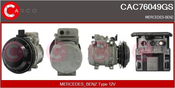 CAC76049GS CASCO Klimakompressor MERCEDES-BENZ UNIMOG