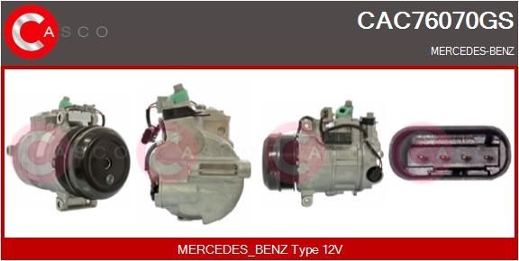 CASCO CAC76070GS Air conditioning compressor 003 230 87 11