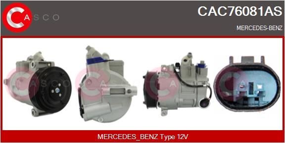 CASCO CAC76081AS Air conditioning compressor 0022303311