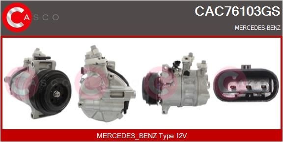 CASCO CAC76103GS Air conditioning compressor A000 830 38 01