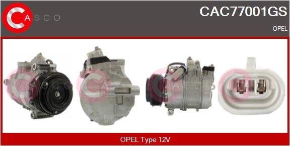 CASCO CAC77001GS Air conditioning compressor 9122120