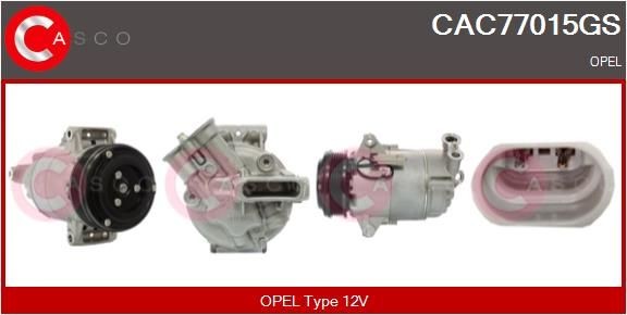 CASCO CAC77015GS Air conditioning compressor 13 124 750