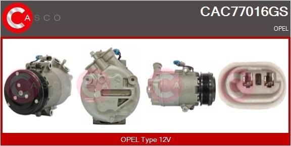CASCO CAC77016GS Air conditioning compressor 13205197