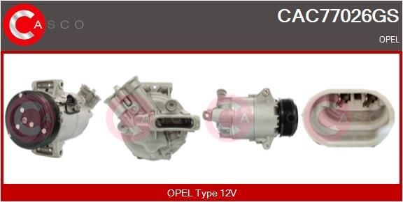 CASCO CAC77026GS Air conditioning compressor 1854530