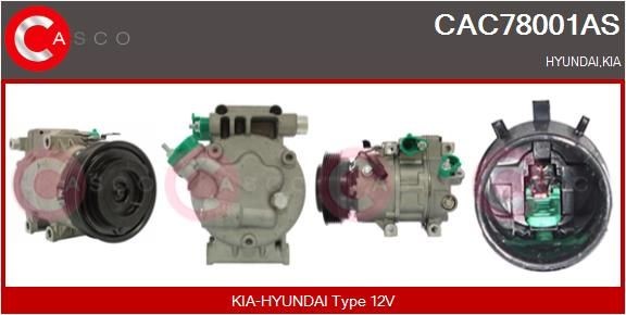 CASCO CAC78001AS Air conditioning compressor 977012B100