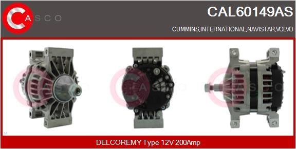 CAL60149AS CASCO Lichtmaschine für TERBERG-BENSCHOP online bestellen