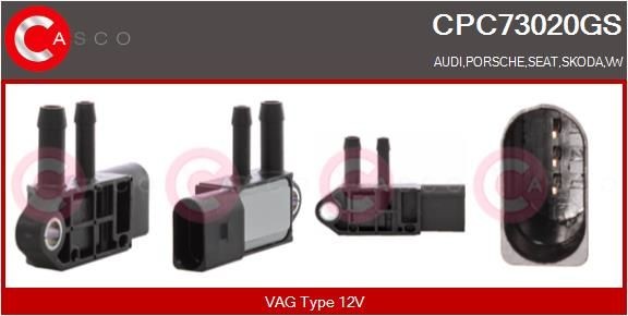 CASCO CPC73020GS Sensor, boost pressure 955.606.151.00