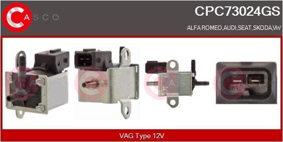 CASCO CPC73024GS Boost pressure control valve Audi A4 B5 2.4 quattro 165 hp Petrol 1998 price