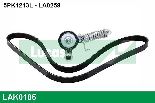 Great value for money - LUCAS V-Ribbed Belt Set LAK0185