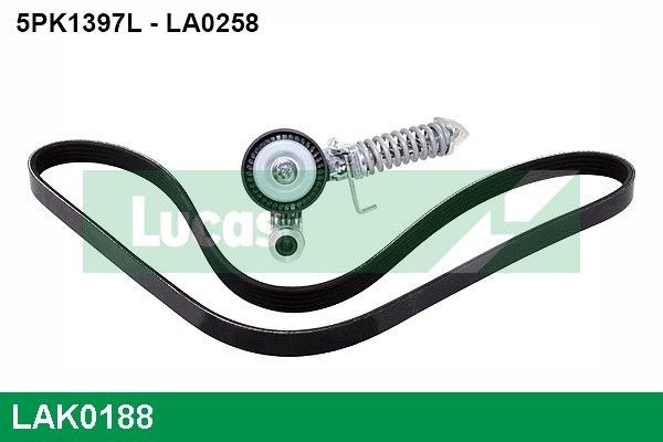 Great value for money - LUCAS V-Ribbed Belt Set LAK0188