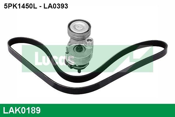 Great value for money - LUCAS V-Ribbed Belt Set LAK0189
