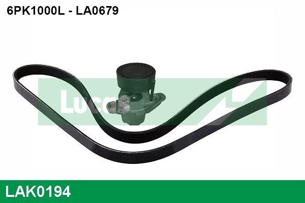 Great value for money - LUCAS V-Ribbed Belt Set LAK0194