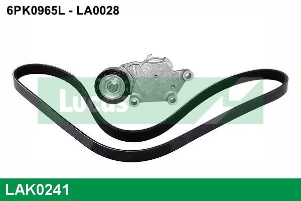 Great value for money - LUCAS V-Ribbed Belt Set LAK0241