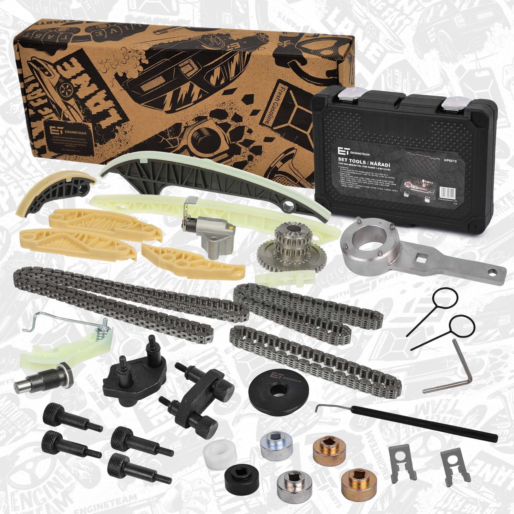 ET ENGINETEAM RS0043VR3 Timing chain kit 06H109158N+