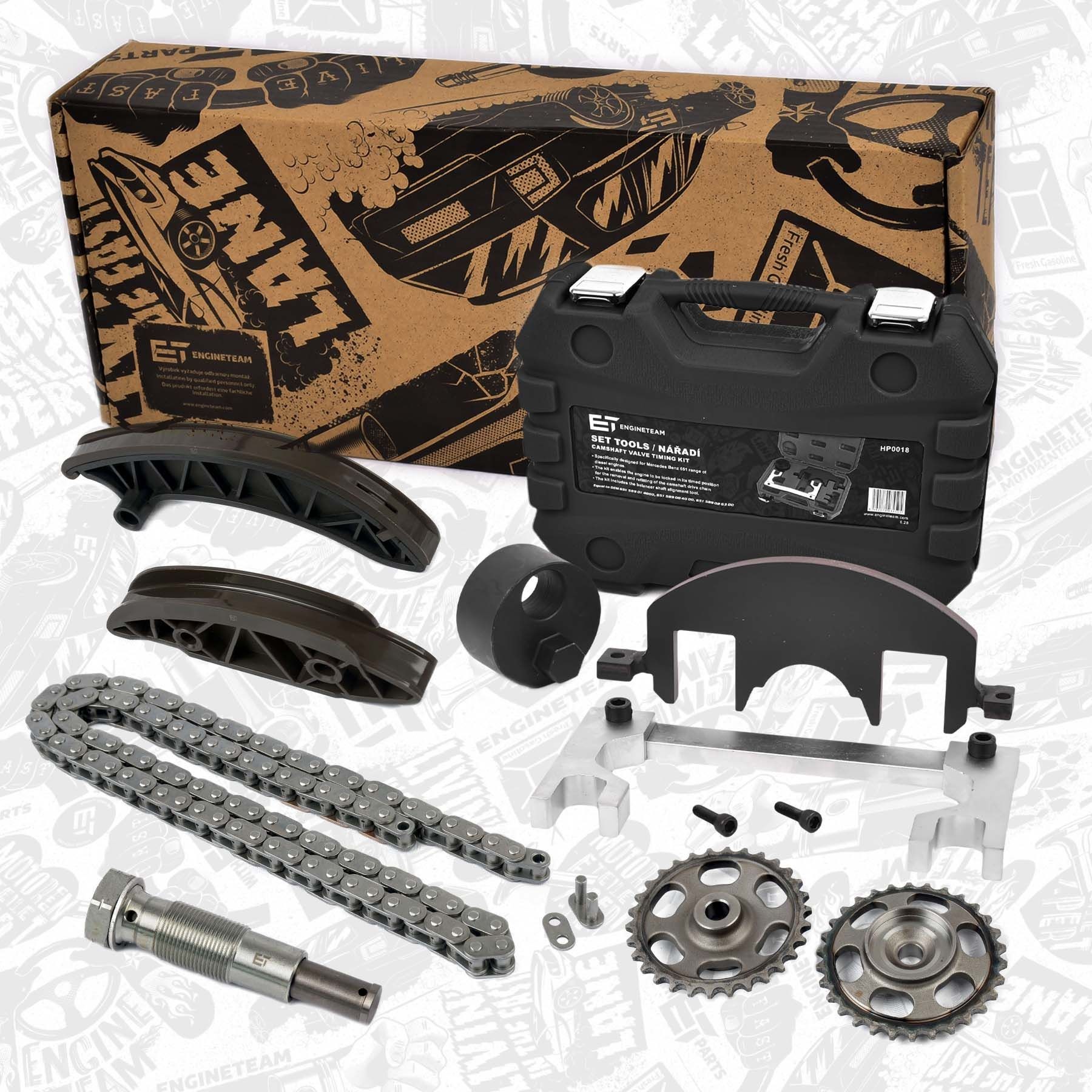ET ENGINETEAM RS0055VR7 Timing chain kit A651 052 01 00