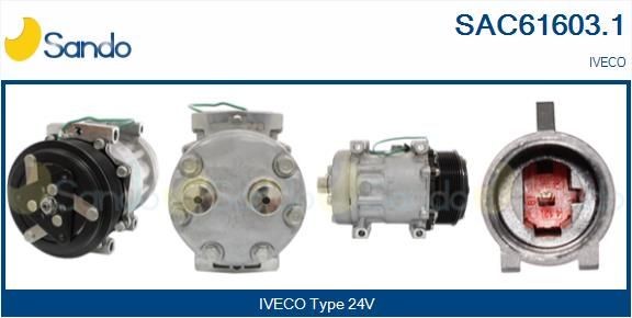 SAC61603.1 SANDO Klimakompressor für IVECO online bestellen