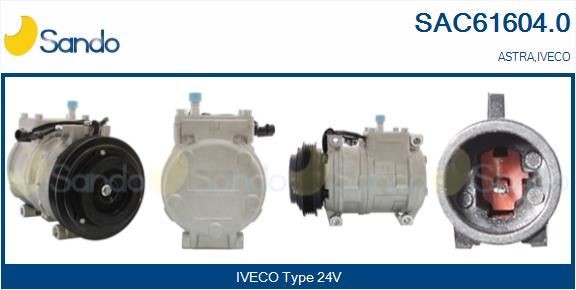 SANDO SAC61604.0 Klimakompressor für IVECO Trakker LKW in Original Qualität