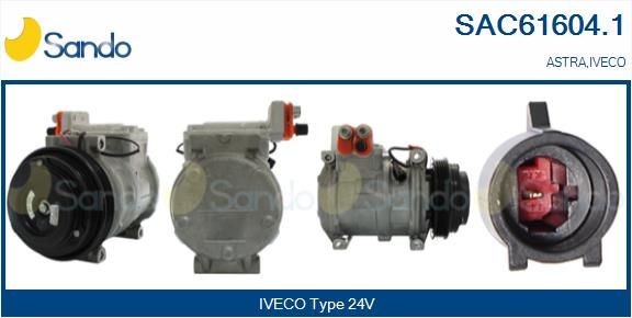 SANDO SAC61604.1 Klimakompressor für IVECO Trakker LKW in Original Qualität