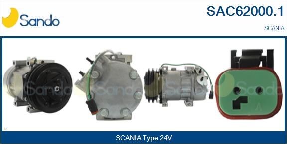 SAC62000.1 SANDO Klimakompressor SCANIA 4 - series
