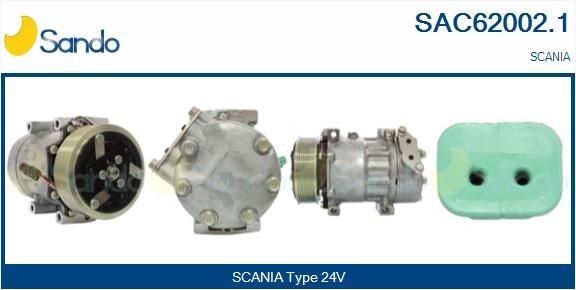 SANDO SAC62002.1 Klimakompressor für SCANIA 4 - series LKW in Original Qualität
