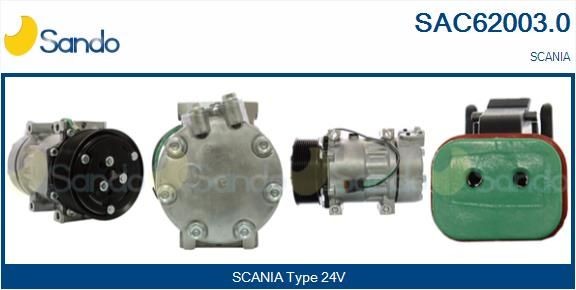 SANDO SAC62003.0 Klimakompressor für SCANIA P,G,R,T - series LKW in Original Qualität