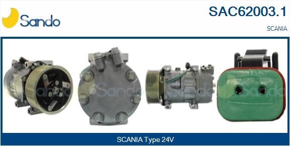 SAC62003.1 SANDO Klimakompressor für SCANIA online bestellen