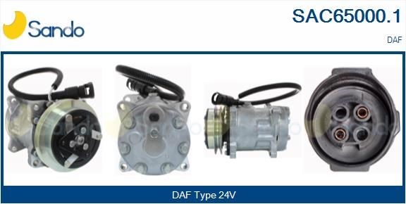 SANDO SAC65000.1 Klimakompressor für DAF 95 XF LKW in Original Qualität