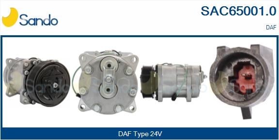 SANDO SAC65001.0 Klimakompressor für DAF XF 95 LKW in Original Qualität