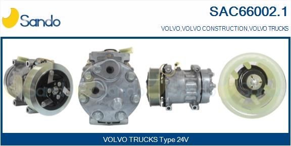 SANDO SAC66002.1 Klimakompressor für VOLVO FH 16 II LKW in Original Qualität