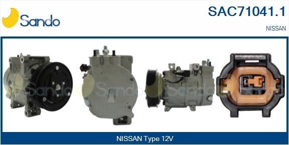 SANDO SAC71041.1 Air conditioning compressor 92600-AU010