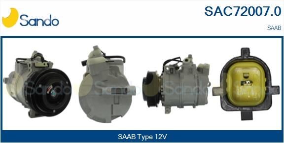 SANDO SAC72007.0 Air conditioning compressor 50 46 891