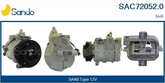 SANDO SAC72052.0 Air conditioning compressor 12 75 838 0