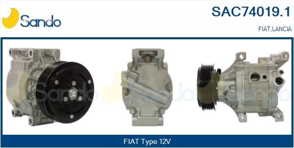 SANDO Compressore AC Fiat Panda 169 2014 SAC74019.1