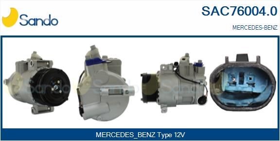 SANDO SAC760040 Ac compressor W164 ML 450 CDI 4.0 4-matic 306 hp Diesel 2011 price