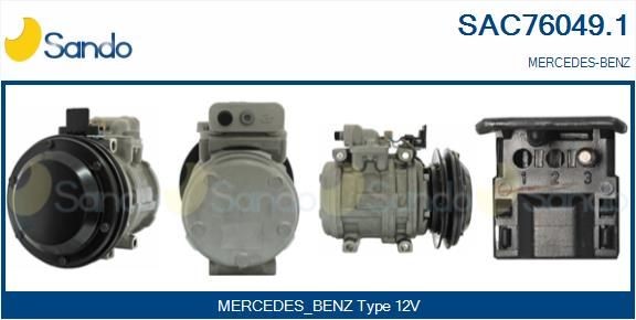 SANDO SAC76049.1 Klimakompressor für MERCEDES-BENZ UNIMOG LKW in Original Qualität