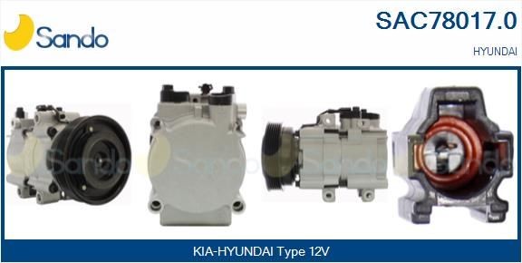SANDO SAC78017.0 Air conditioning compressor 97701-3A470