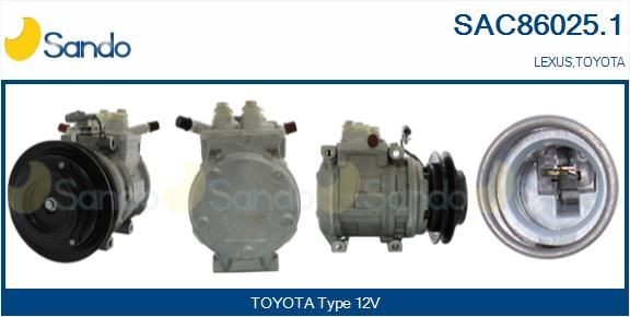 SANDO SAC86025.1 Coil, magnetic-clutch compressor 88320-60690